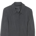 HOBBS LONDON Womens Grey Wool Jacket UK 12 Classic Button Closure Tailored Fit