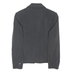 HOBBS LONDON Womens Grey Wool Jacket UK 12 Classic Button Closure Tailored Fit