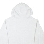 JERZEES Mens Grey Hoodie M Cotton Blend Pullover Graphic Print Casual