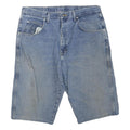 WRANGLER Mens Denim Blue Casual Shorts L W36 Cotton Blend Comfortable Fit