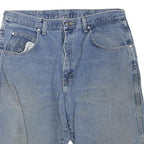 WRANGLER Mens Denim Blue Casual Shorts L W36 Cotton Blend Comfortable Fit