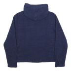 FILA Womens Blue Hoodie Pullover M Large Logo Casual Sportswear