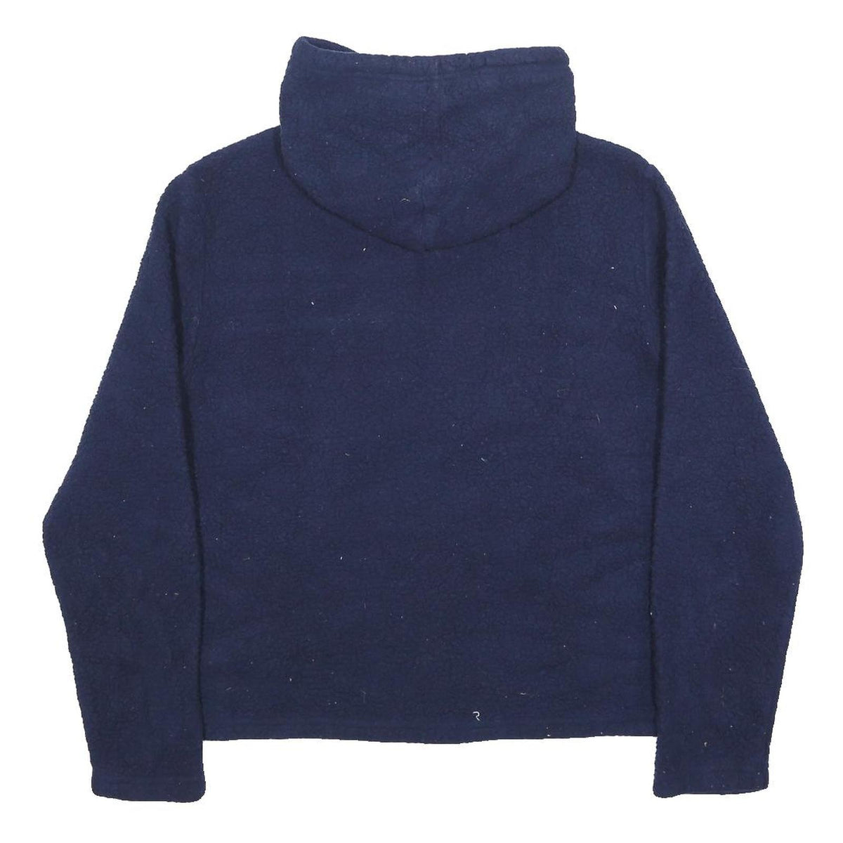 FILA Womens Blue Hoodie Pullover M Large Logo Casual Sportswear