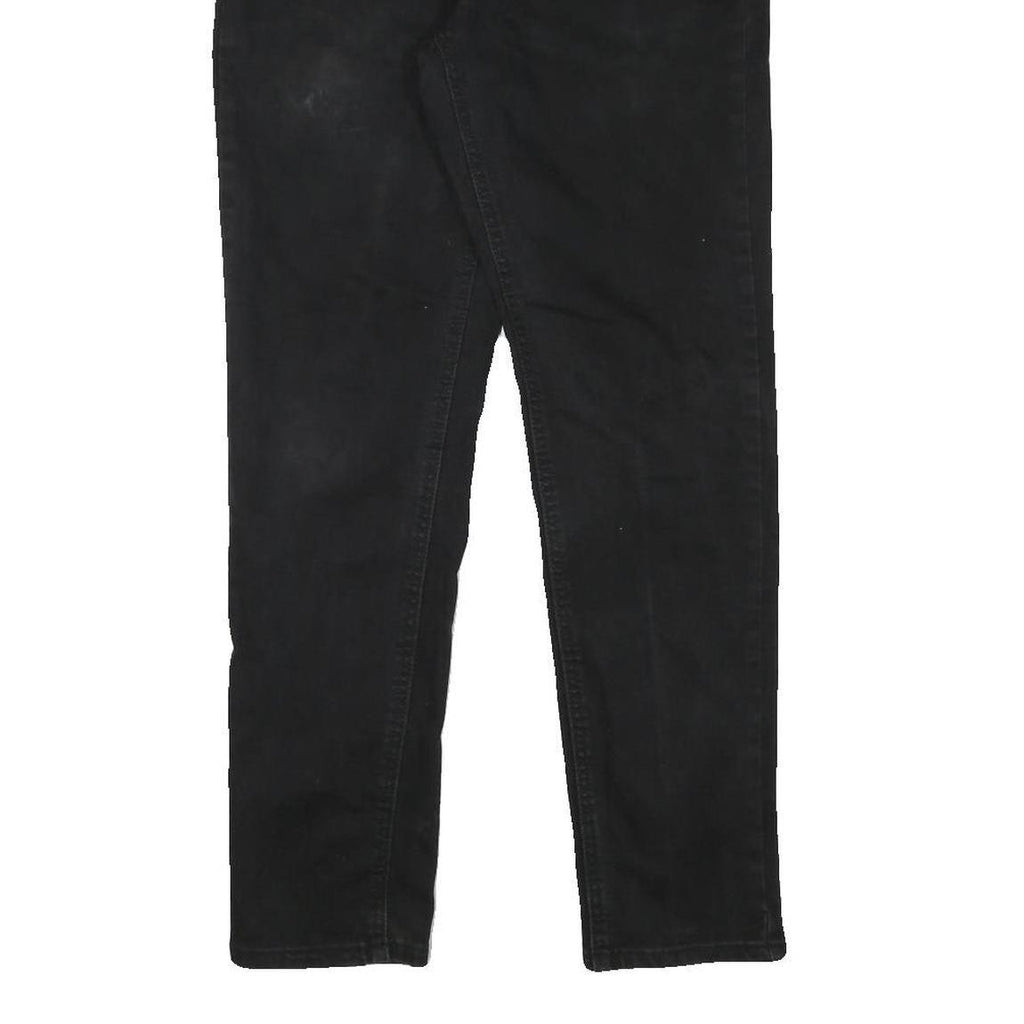 LEVI'S Mens Black Slim Jeans Denim Medium W29 L29 Zip Closure