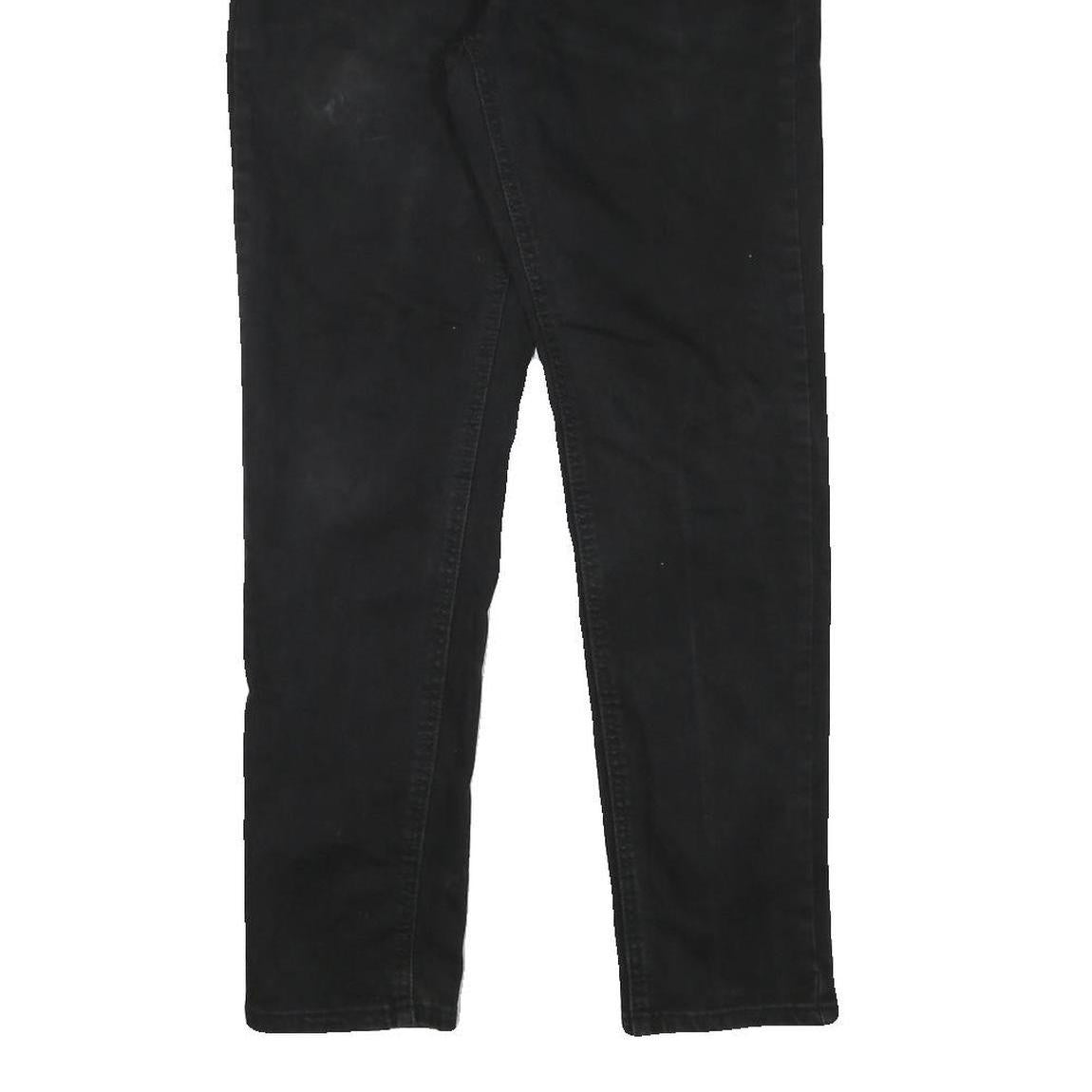 LEVI'S Mens Black Slim Jeans Denim Medium W29 L29 Zip Closure