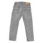 LEVI'S 502 Mens Jeans Grey Classic Straight Denim Medium W30 L25 Cotton Blend