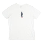 LEVI'S Mens White Darth Vader Graphic T-Shirt M Short Sleeve Crew Neck Cotton