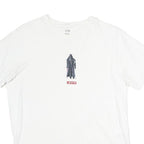 LEVI'S Mens White Darth Vader Graphic T-Shirt M Short Sleeve Crew Neck Cotton