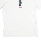 LEVI'S Mens White Darth Vader Graphic T-Shirt M Short Sleeve Crew Neck Cotton