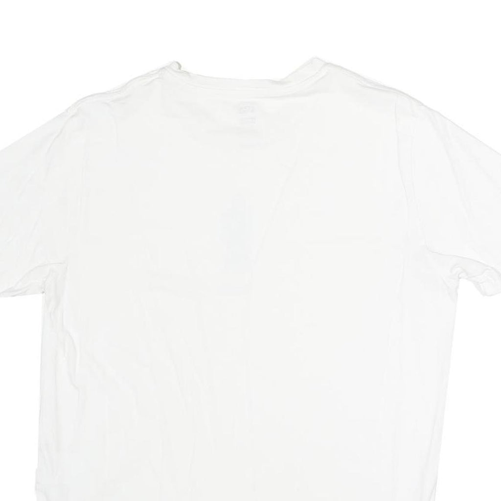 LEVI'S Mens White Darth Vader Graphic T-Shirt M Short Sleeve Crew Neck Cotton