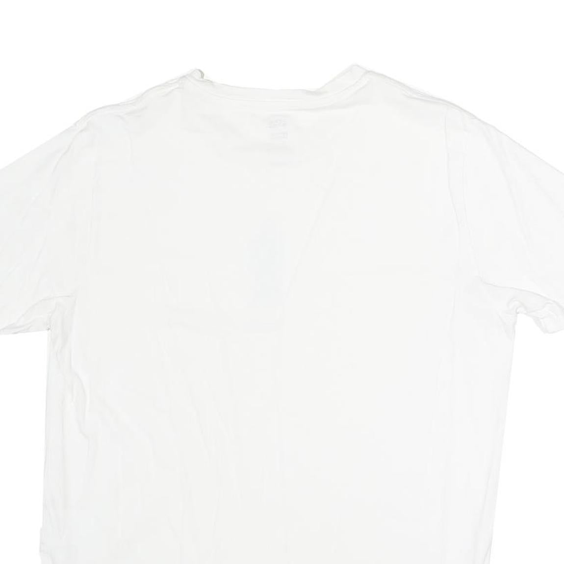 LEVI'S Mens White Darth Vader Graphic T-Shirt M Short Sleeve Crew Neck Cotton