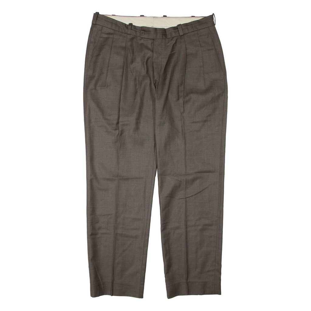 Womens Trousers Brown Regular Tapered W36 L30