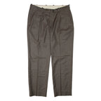 Womens Trousers Brown Regular Tapered W36 L30