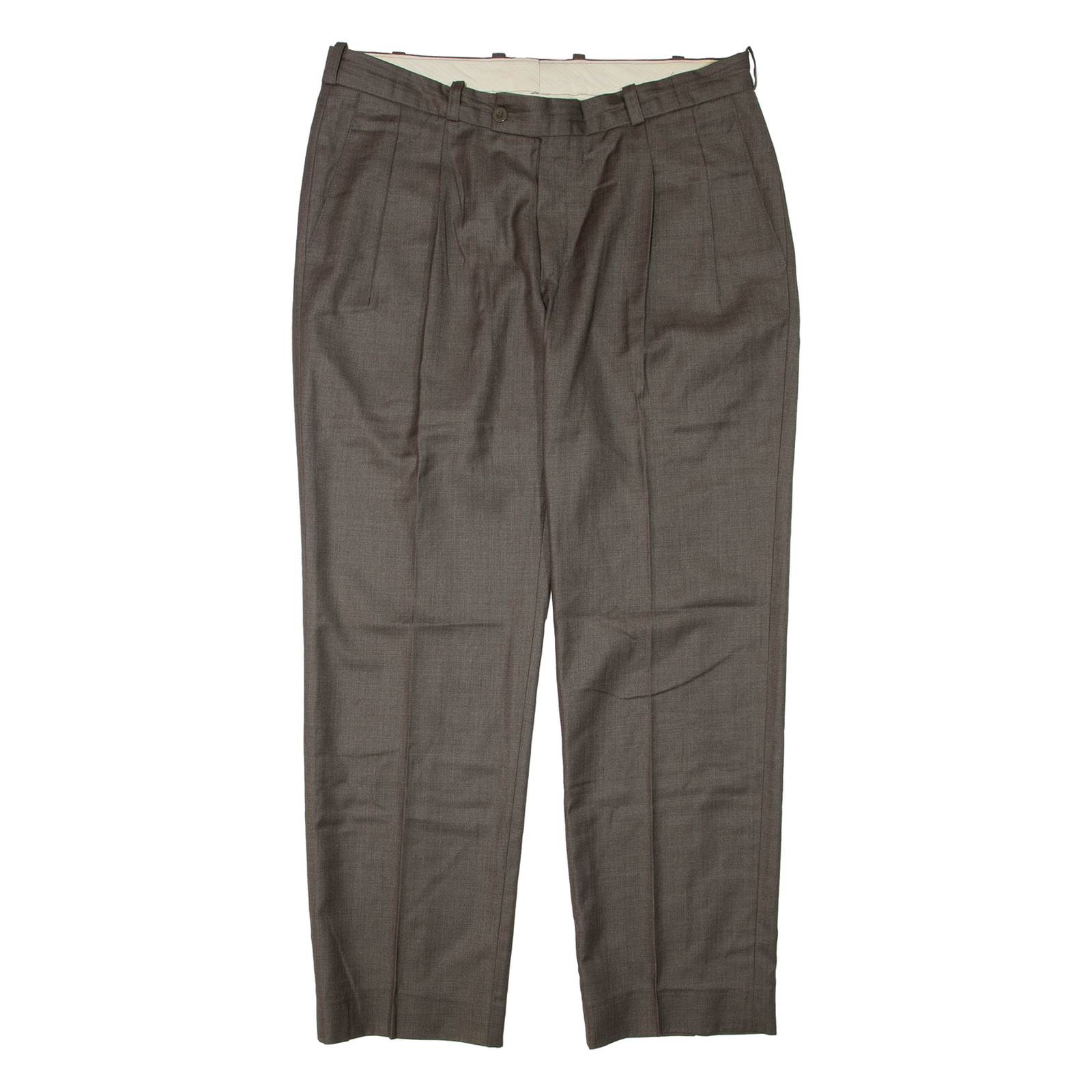 Womens Trousers Brown Regular Tapered W36 L30