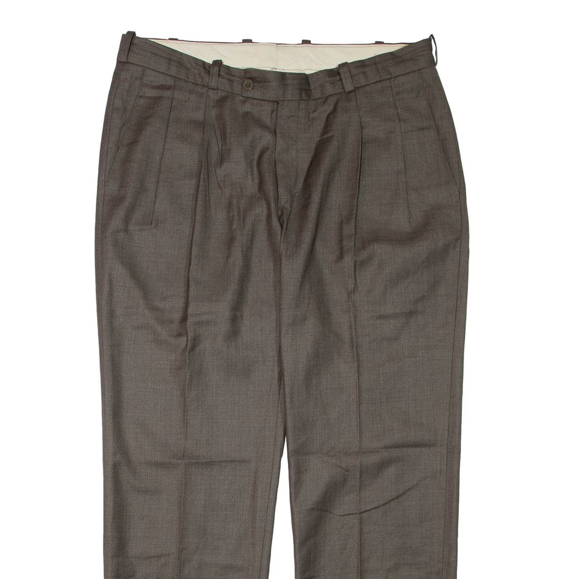 Womens Trousers Brown Regular Tapered W36 L30