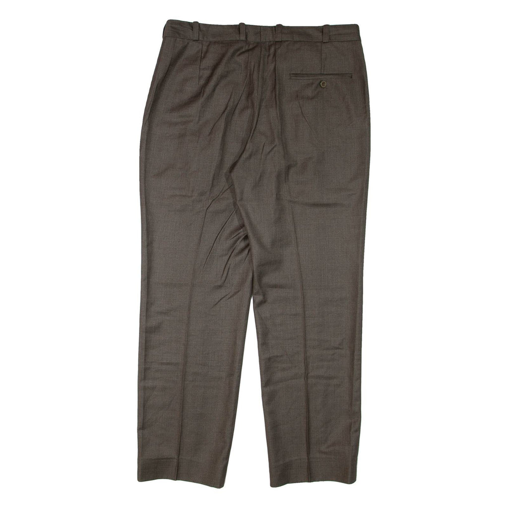 Womens Trousers Brown Regular Tapered W36 L30