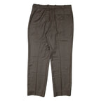 Womens Trousers Brown Regular Tapered W36 L30