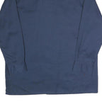 DICKIES Mens Navy Polyester Blend Work Shirt L Long Sleeve Button Closure