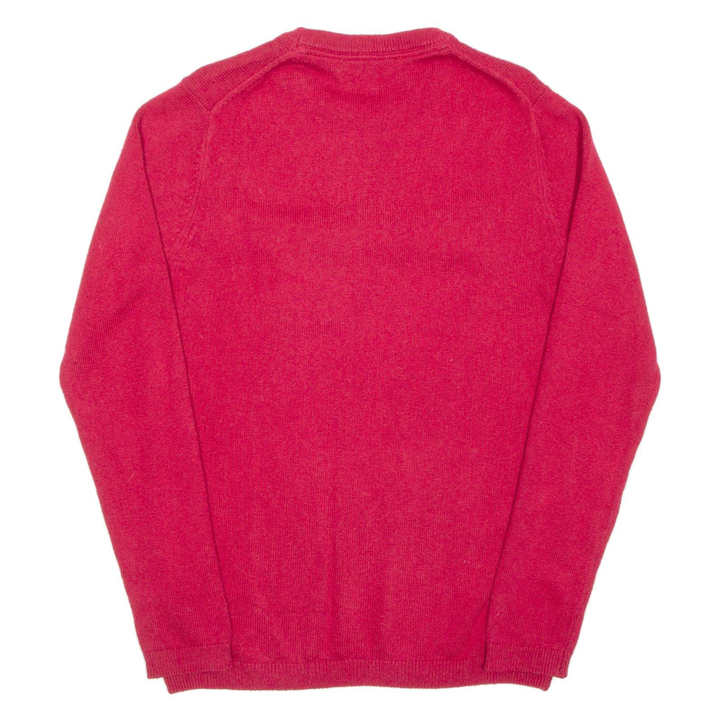 RIVER WOOD Edinburgh Womens Jumper Red Tight Knit UK 14