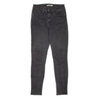 LEVI'S 721 High Rise Womens Jeans Black Slim Skinny W28 L30
