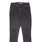LEVI'S 721 High Rise Womens Jeans Black Slim Skinny W28 L30