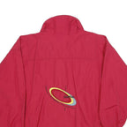 LOFFLER Mens Red Zip Jacket S Polyamide Plain Lightweight Outdoor Sportswear