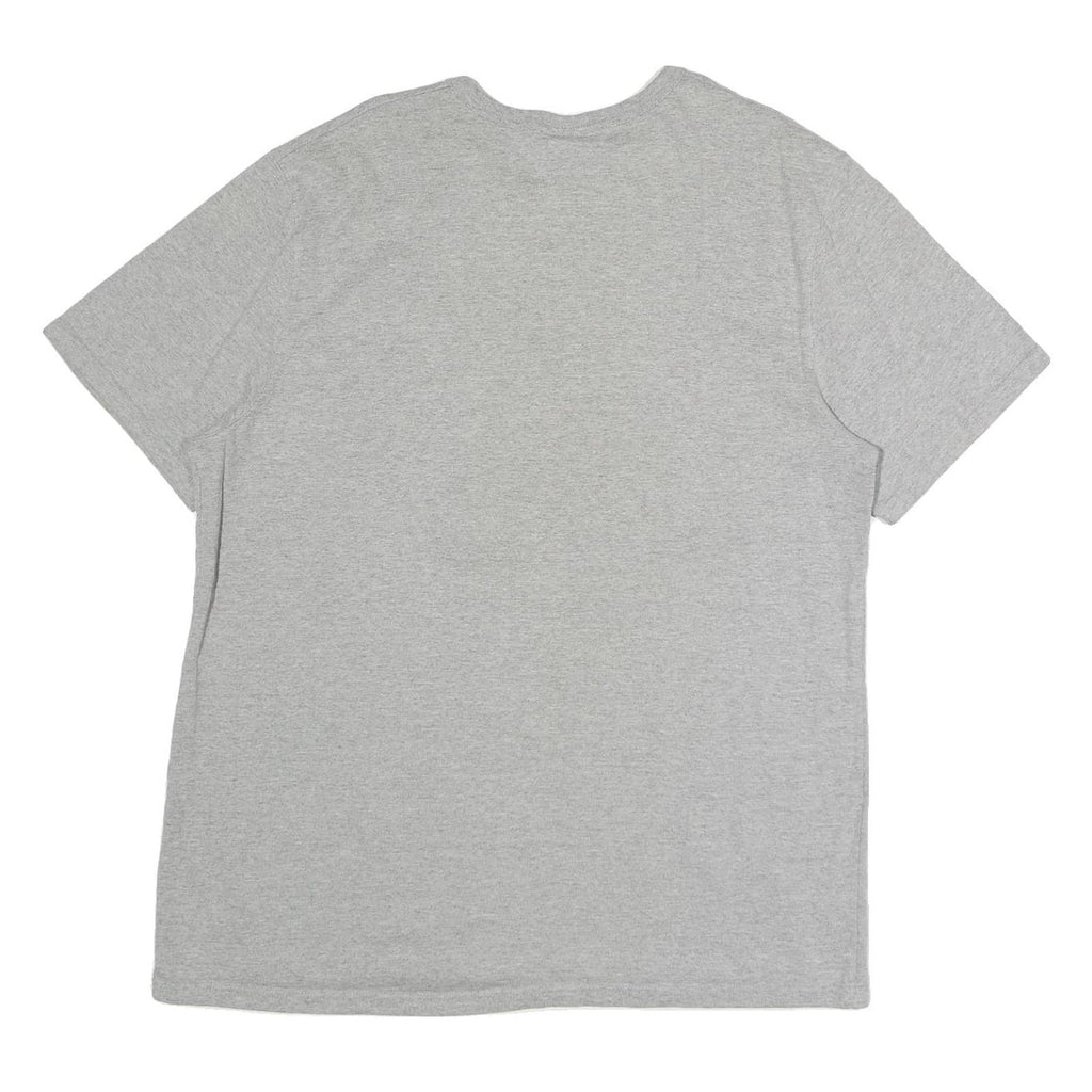 CHAMPION Mens Grey Crew Neck Short Sleeve T-Shirt L Classic Cotton Logo
