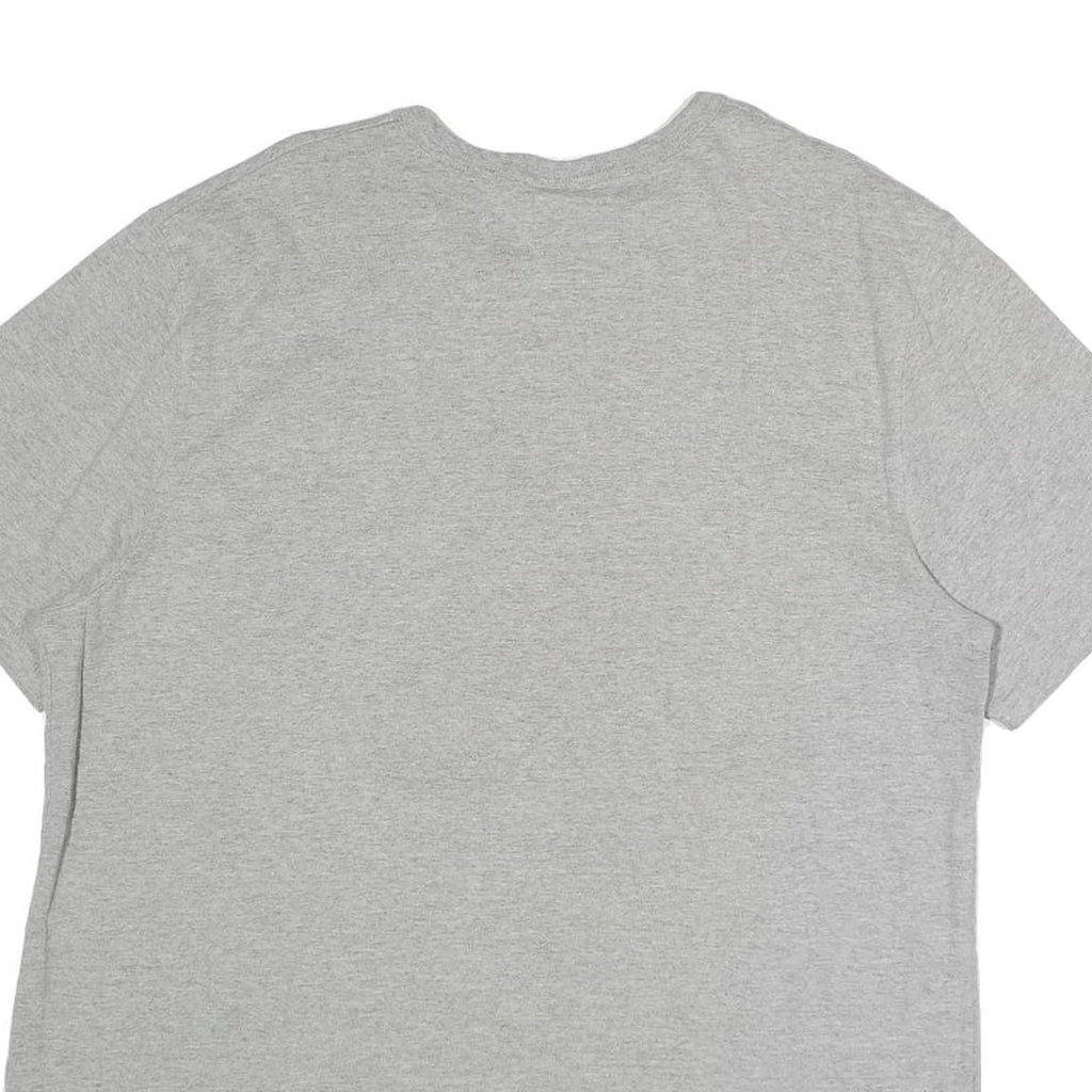 CHAMPION Mens Grey Crew Neck Short Sleeve T-Shirt L Classic Cotton Logo
