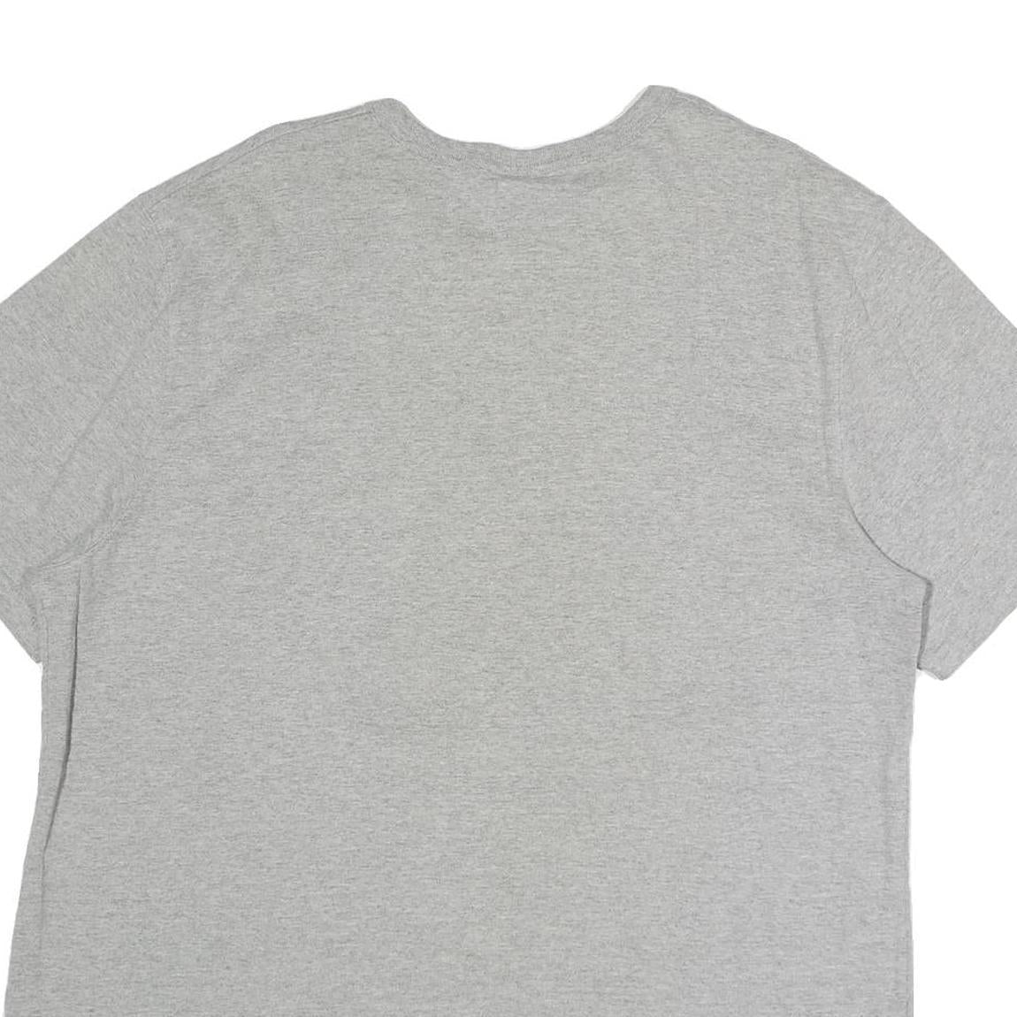 CHAMPION Mens Grey Crew Neck Short Sleeve T-Shirt L Classic Cotton Logo