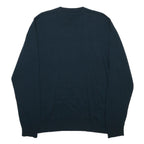 CARHARTT WIP Mens Blue Plain Jumper Crew Neck Basic Knit M Casual