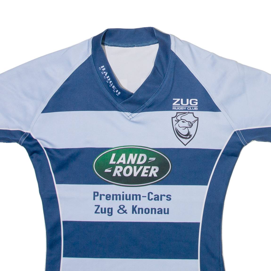 BADGER RUGBY UK Womens Jersey Blue V-Neck S