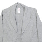 THE NORTH FACE Womens Grey Cotton Blend Drawstring Jacket S Jersey Classic