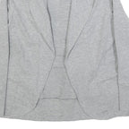 THE NORTH FACE Womens Grey Cotton Blend Drawstring Jacket S Jersey Classic