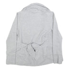 THE NORTH FACE Womens Grey Cotton Blend Drawstring Jacket S Jersey Classic