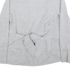 THE NORTH FACE Womens Grey Cotton Blend Drawstring Jacket S Jersey Classic