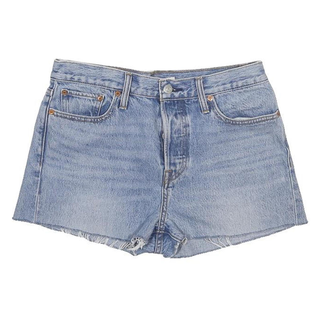 LEVI'S Womens Denim Blue Casual Shorts M W29 Cut-Off Cotton