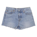 LEVI'S Womens Denim Blue Casual Shorts M W29 Cut-Off Cotton