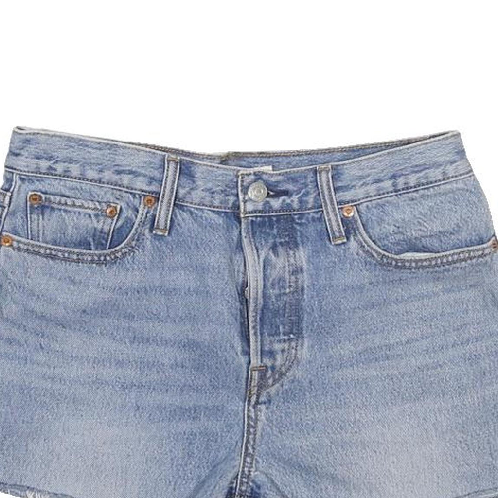 LEVI'S Womens Denim Blue Casual Shorts M W29 Cut-Off Cotton
