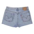 LEVI'S Womens Denim Blue Casual Shorts M W29 Cut-Off Cotton