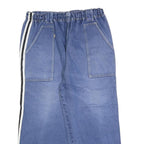 ROSKY Womens Blue Relaxed Straight Denim Medium W32 L26 Casual Sports Stripe