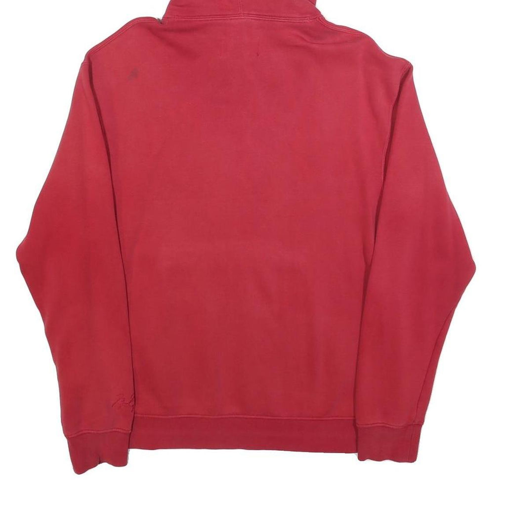 AIR JORDAN Mens Red Hoodie M Cotton Blend Pullover Casual Streetwear