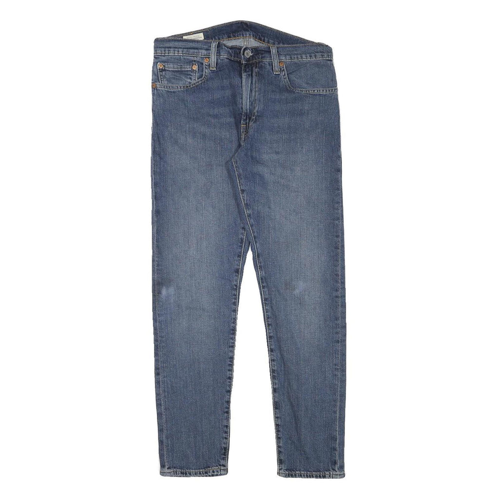 LEVI'S Mens Jeans Blue Slim Skinny Denim Medium W30 L28 Classic Cotton Blend Zip