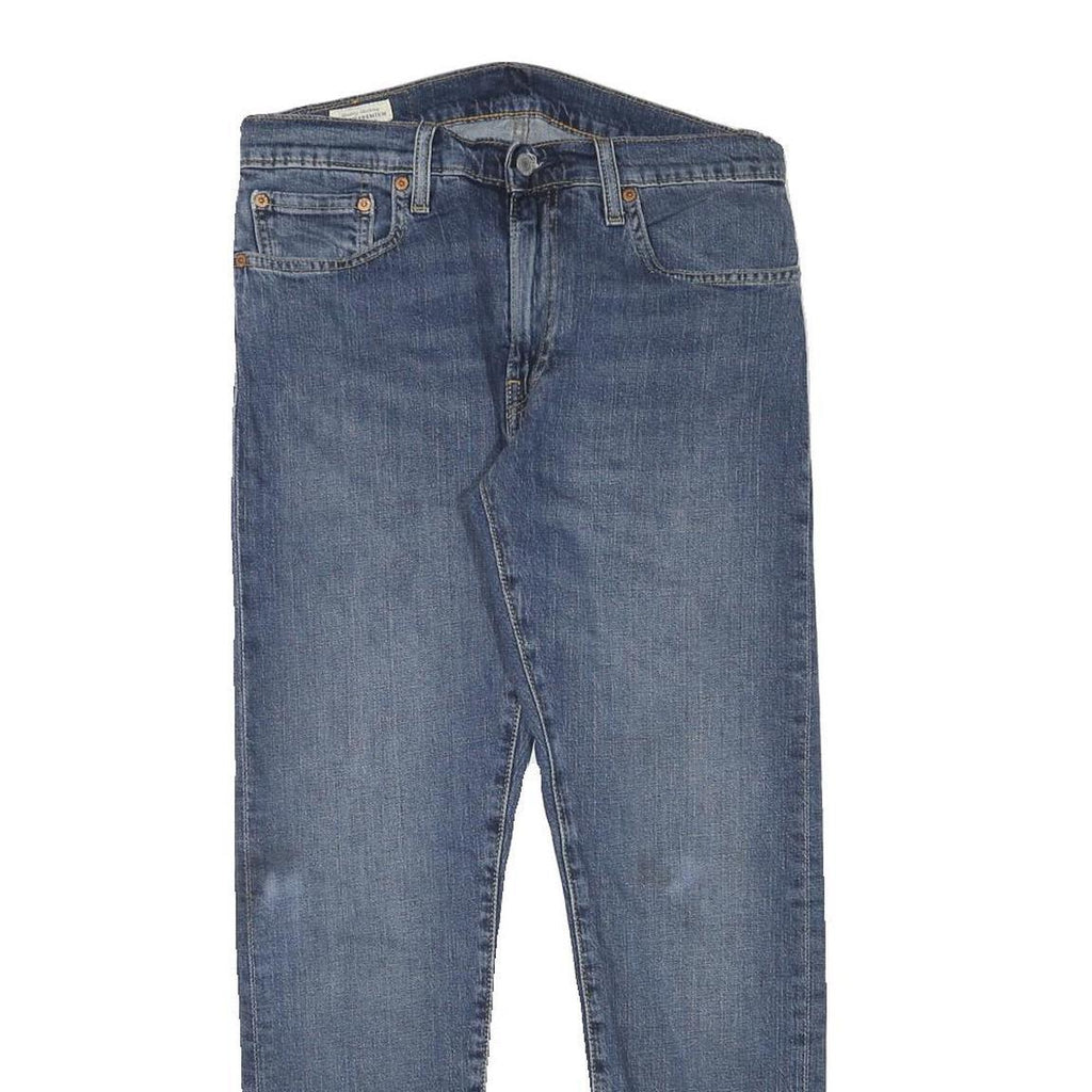 LEVI'S Mens Jeans Blue Slim Skinny Denim Medium W30 L28 Classic Cotton Blend Zip