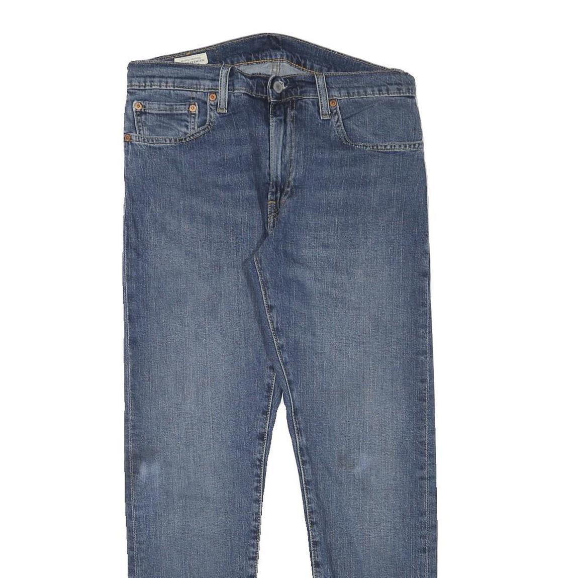 LEVI'S Mens Jeans Blue Slim Skinny Denim Medium W30 L28 Classic Cotton Blend Zip