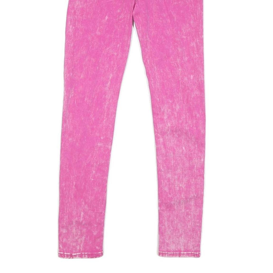 LEVI'S Womens Pink Regular Skinny Denim Light W24 L26 Pink Wash Jeans