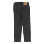 LEVI'S 502 Mens Jeans Black Slim Skinny Denim Raw W29 L26 Classic Zip Cotton
