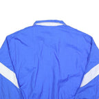 NEFF Mens Blue & White Sherwood Athletics Track Jacket L Nylon Zip