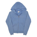 CARHARTT Womens Blue Zip Hoodie S Cotton Blend Casual Sweatshirt