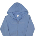 CARHARTT Womens Blue Zip Hoodie S Cotton Blend Casual Sweatshirt