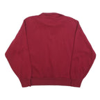 DSG Mens Red 1/4 Zip Sweatshirt XS Cotton Blend Casual Pullover